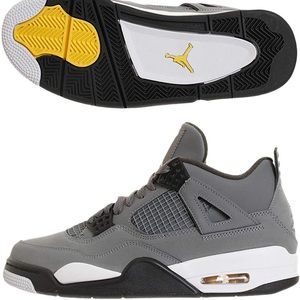 Boys size 1 Jordan 4 Retros